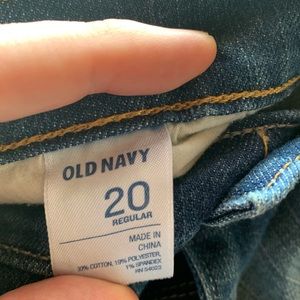 Size 20 old navy wide legs jeans
